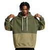Men's Color Block Pullover Hoodie with Pocket and for Casual Athletic Wear