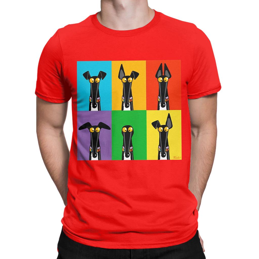 Greyhound Semaphore Funny Graphic 100 Cotton TShirt whippet Tees Tops For Unisex