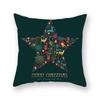 New Christmas Red and Green Pillowcases Printed Sofa Cushions New Home Christmas Pillowcases