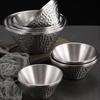 Double Walled Insulated Soup Bowls SUS304 Stainless Steel Ice Cream Bowl  for Sauces Rice Noodle