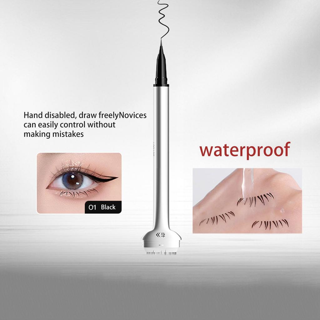 Lower,  Waterproof Sweatproof  & Lower Eyelash , Silicone Eyelash , Reusable Lower Eyelash Quick Eye Makeup Tool 5ml