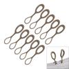 10 Pieces/Set Zips Pull Strap Zippers Pullers Replacement Cord Extension Zippers Tabs for Bag Purse Handbag Replacement