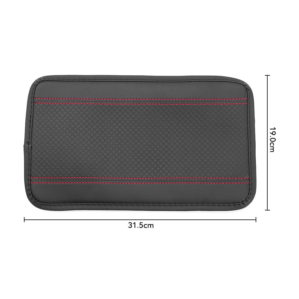Leather Armrest Box Cover Pad for Volkswagen VW Passat Tiguan T-Roc Golf Jetta Sharan Scirocco EOS T-Cross
