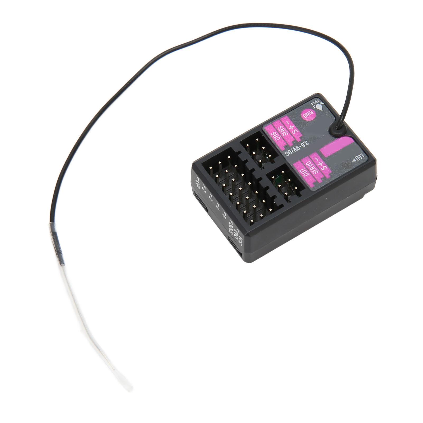 

RC Receiver 7CH Long Range Built in Gyro 2 Way 2.4G Receiver for FS G7P Transmitter RC Aircraft Car