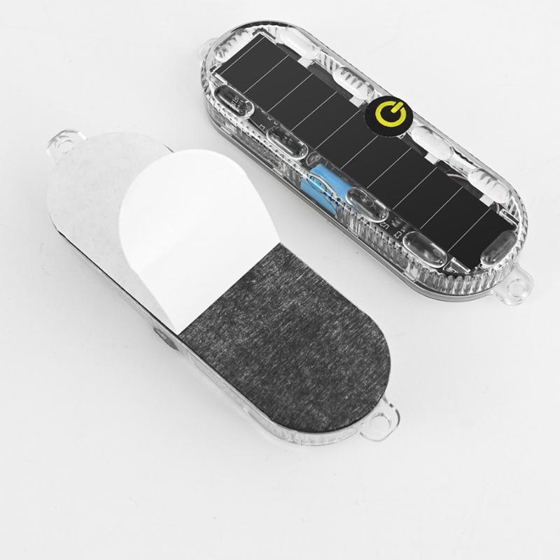 1/2/4 buc Lumină Stroboscopică LED Solară Wireless Impermeabilă Pentru Motocicletă Mașină Bicicletă Camion Lumină de Avertizare Anti-coliziune Lampă de Semnalizare