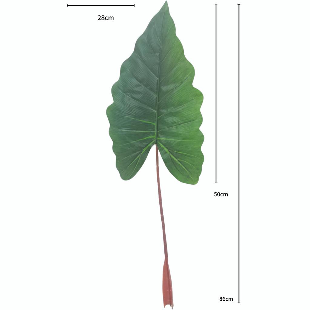 Artificial Caladium Leaves for Wedding, Home Decor, Landscaping, and Photography Props