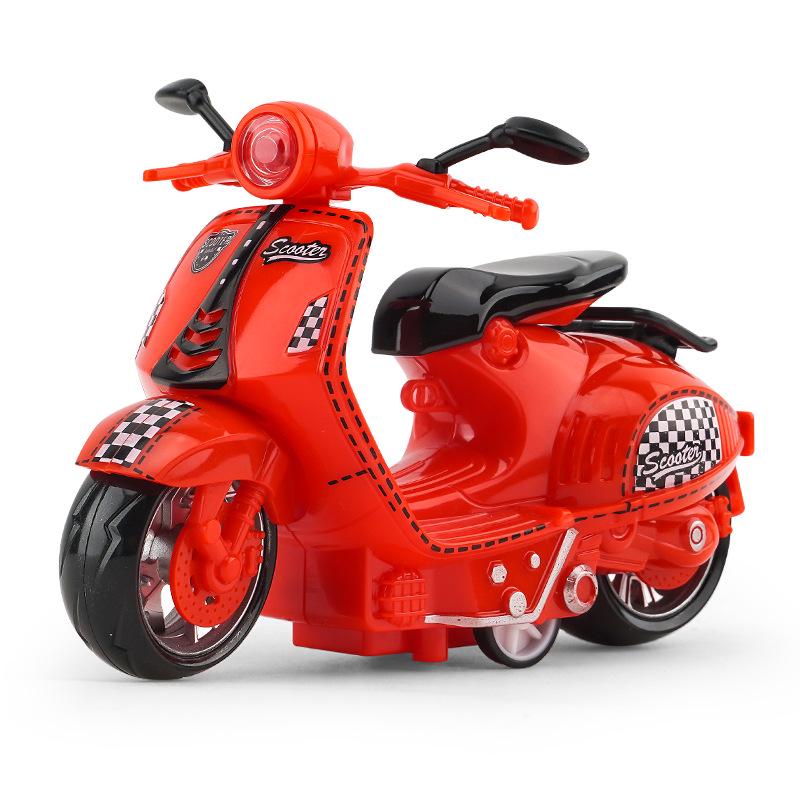 Trendy Mini Motorcycle Keychain Pendant: Cool Model Figurine Car Keyring Toy
