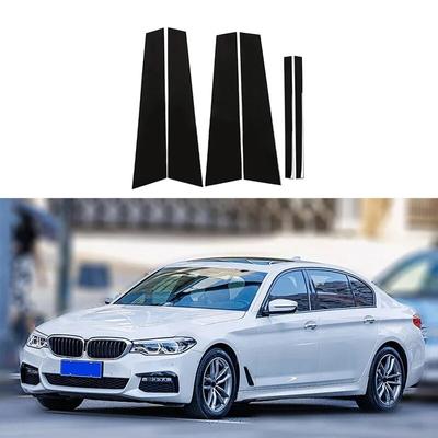 Car Pillar Posts Door Window Decoration Stickers Trims Cover for BMW 5 Series G30 G31 2017-2019 2020 2021 2022 2023 Accessories