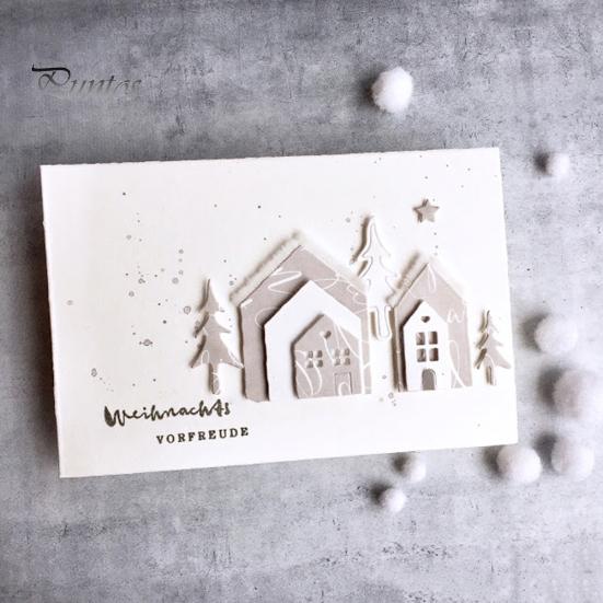 Vánoční strom Cedr Řezací šablona pro DIY Scrapbooking Album Papírová karta