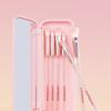 Pink Pocket Eye Brush Set 6 Pieces