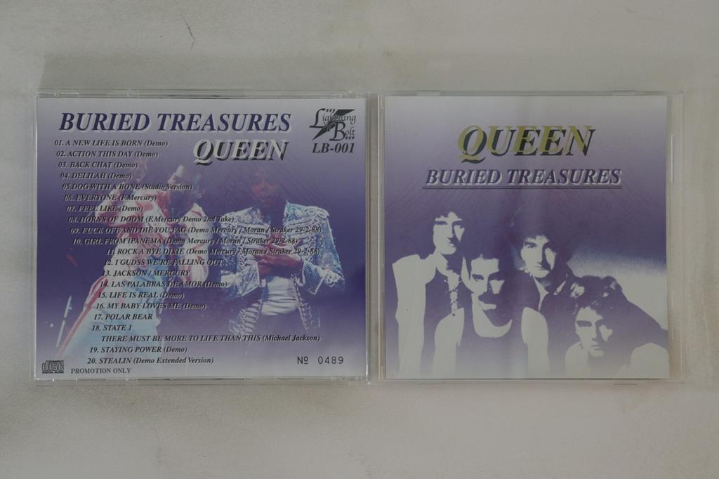 CD QUEEN - Buried Treasures LB001 LIGHTNING BOLT 2003 Japan Rock Used