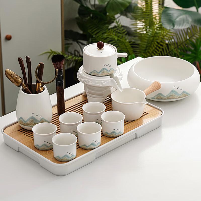 Lainuo Coarse Pottery Automatic Tea Set