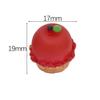 Hot Sale New 3d Artificial Mousse Crepe Cake Design Miniature Dessert Resin Charms for Keyring Bag Shoes
