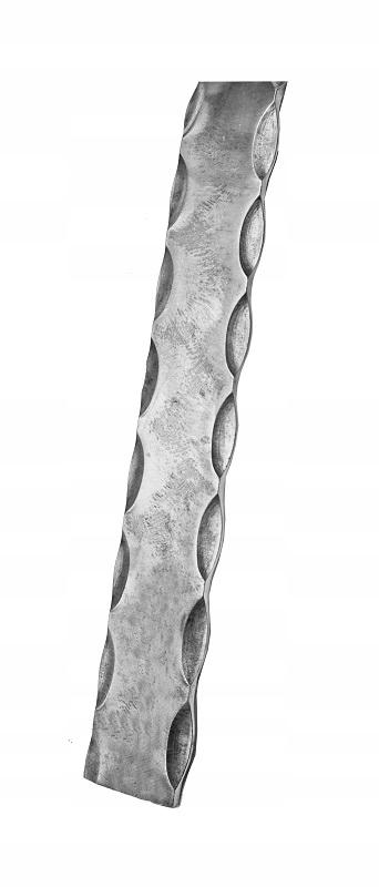 Hammered Flat Bar Forged Elements 30.001 40x5 1m