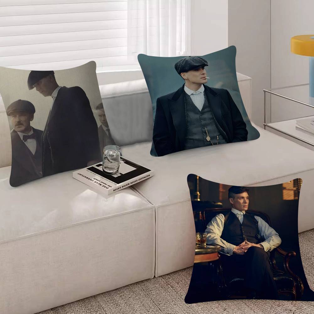 Peaky Blinders TV Play Personalized Picture Text Home Decorative Pillows Household Gifts 45x45cm