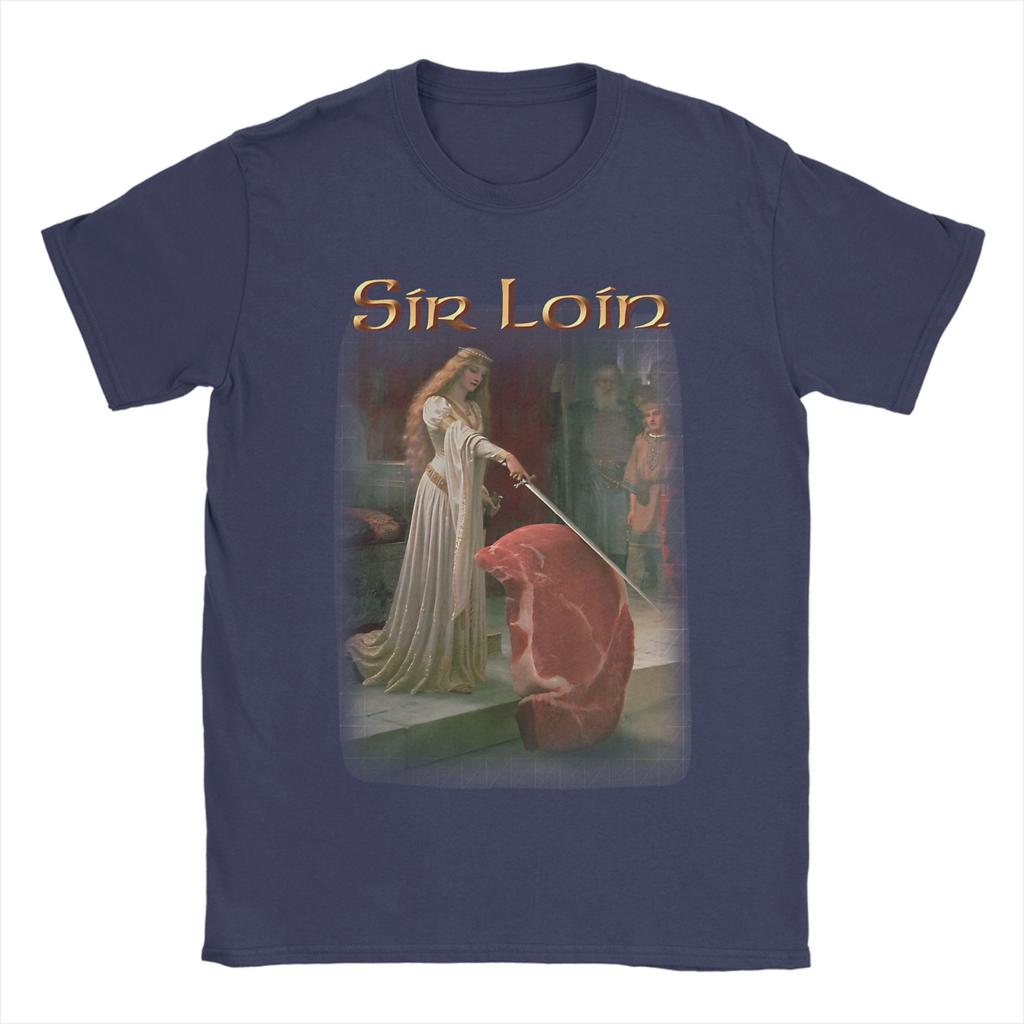 Sir Loin Steak TShirt Summer Fashion TShirts Unisexs Cotton O Neck Plus Size 5XL Clothing Short Sleeve Y2K Basic Tops