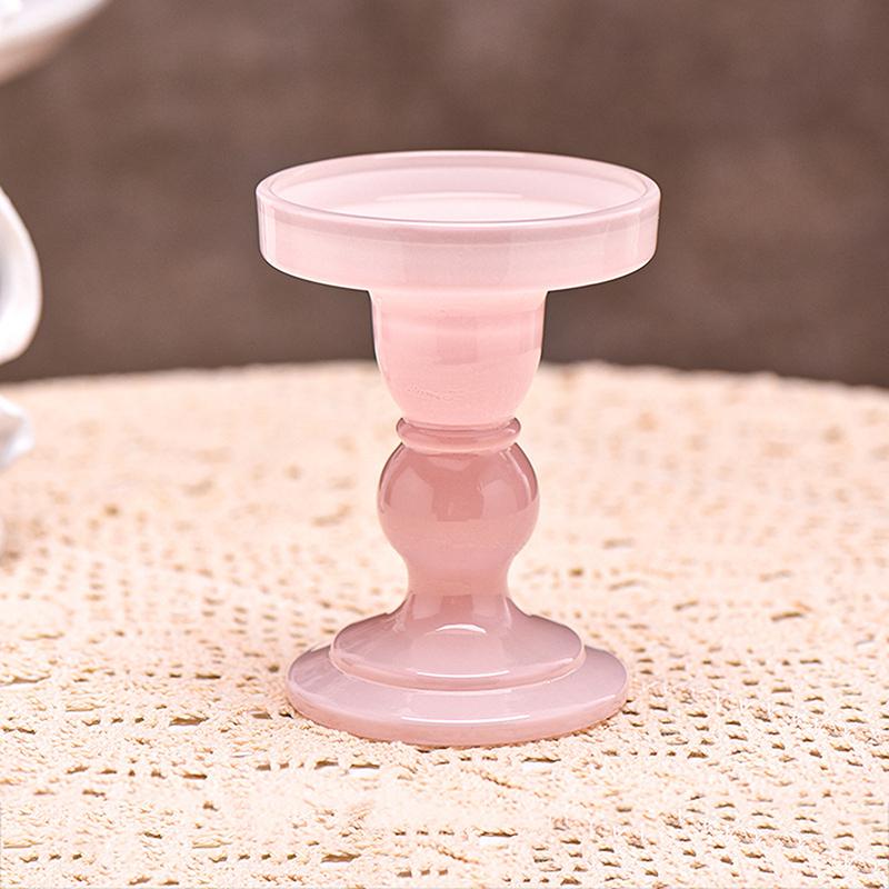 Portacandele a colonna in vetro Candeliere Portacandele affusolate per casa Camino Tavolo Bagno Decorazione Matrimonio