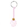 Crystal Stone Holder Hanging-Ornaments Keychain Adjustable Bag Charm Decors Cord Empty Stone Holder Keychain
