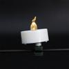 12 Count Clip  Flameless LED Tealight Realistic Flame  Decoration For Vases Tables  Reusable Battery Candle