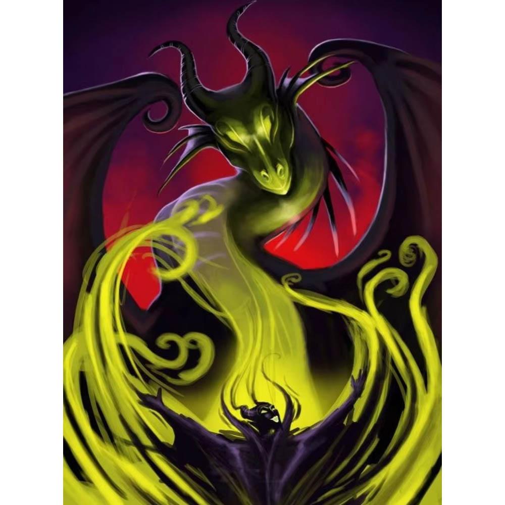 Maleficent Dark Style Diamond Painting New Full Diamond Gothic Style DIY Diamond Embroidery Material Pack