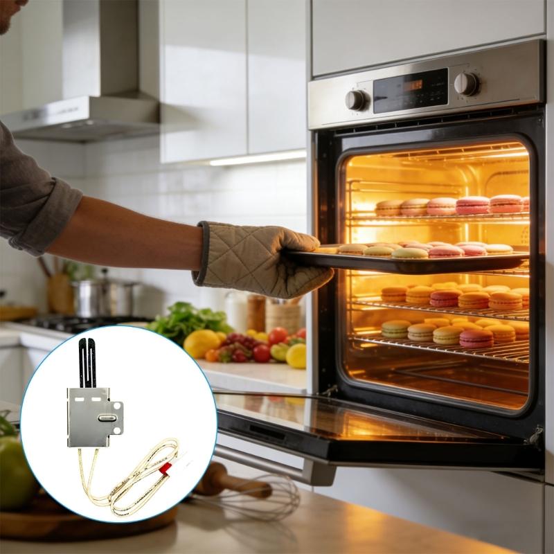 Igniter Replacement Set Electronic Igniter Plastic Electrode Ignitions Set Easy Installation Suitable for Gas Devices