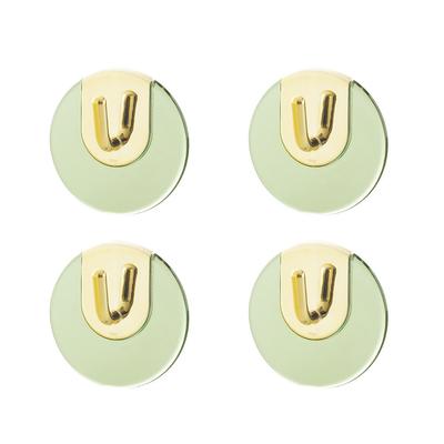 4 Pieces Multi-Purpose Hook Self Adhesive Wall Hanger Clothes Handbag Key Hooks Punch-free Rack Strong Bearing Home Storage