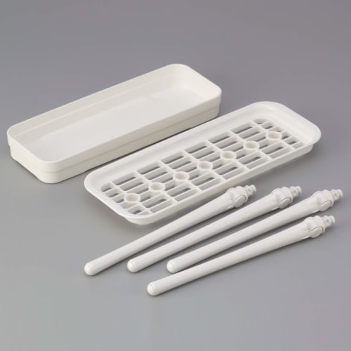 Inomata Chemical (Inomata-K) Dish Drainer, White, Pota-Pet, Made In Japan, 0053
