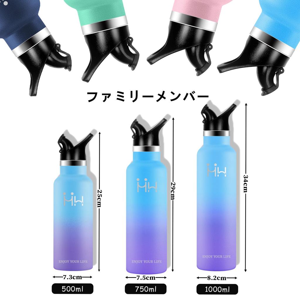 Neofis 500ml Double-Walled Stainless Steel Wide Mouth Vacuum Insulated Water Bottle with Heat Insulation, Perfect for Adults, Business, and Kids,