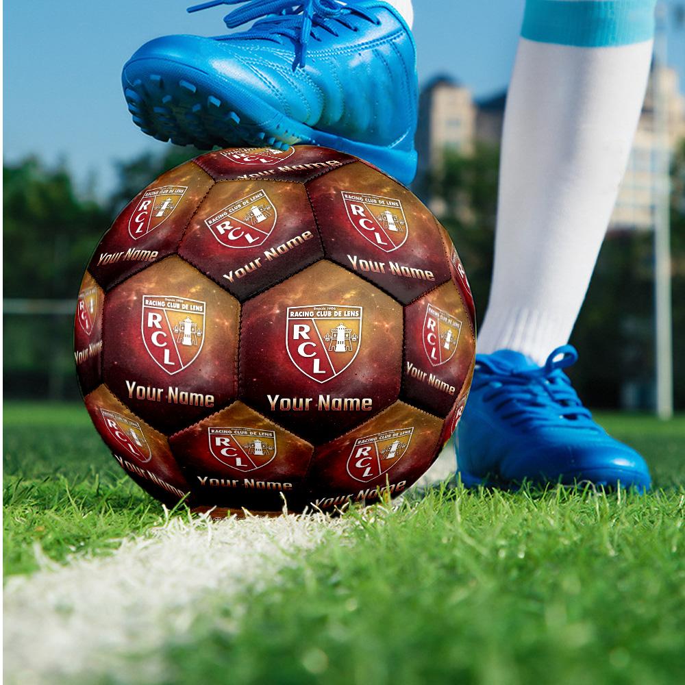 Racing Club De Lens Fashion Size 5 Football Wearproof Non‑Slip Soccer Ball For Sports Training Entertainment Use