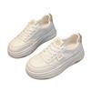 First layer cowhide little white shoes women's shoes autumn new versatile student shoes thick baseplate shoes casual sports shoes