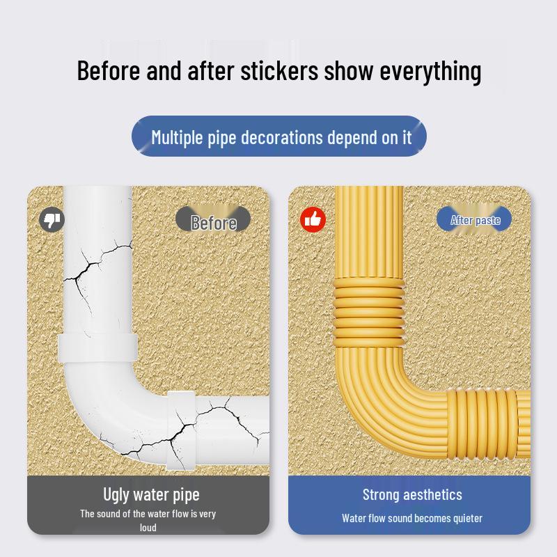 Selbstklebende Winterrohrisolierung: Isolierte Baumwollabdeckung für Außenwasserleitungen