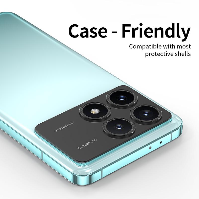 For Xiaomi Redmi K70 K70E Ultra Luxury Camera Circle Metal Lens Glass Anti-scrached Case Cover Protection Ring Guard Protector