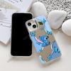 Applicable to Apple 17promax Stitch mirror mobile phone case iphone14 cute makeup mirror 16 protective case