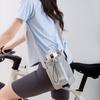 Quick Drying Mesh Water Bottle Carrier Bag Shoulder Strap Crossbody Water Bottle Purse  Walking