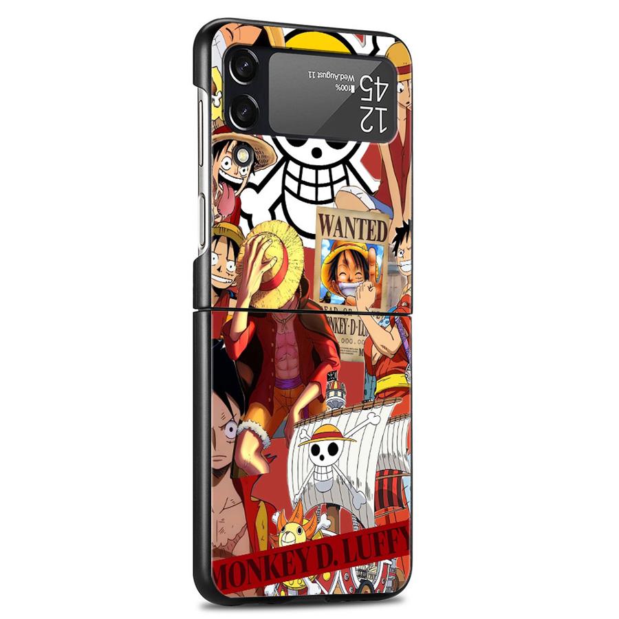 Back Cover Phone Case for Samsung Galaxy Z Flip 3 Z FLIP 6 Z Flip Z Flip 5 Anime One Pieces