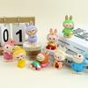 1 Piece Kawaii Toys Surprise Cute Labubu Figure Pendant Face Changing Doll Cartoon Anime Macarone Birthday Cake Decoration