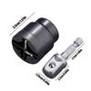 Jack Socket Adapter Scissor Jack Adapter For Hand Drill Heavy-Duty Tool Change Converter Rust-Resistant Accessories Attachment