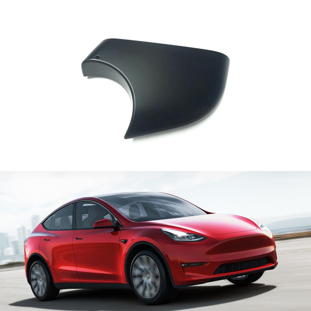Right Passenger Side Door Wing Mirror Cover Lower Holder Black For Tesla Model Y