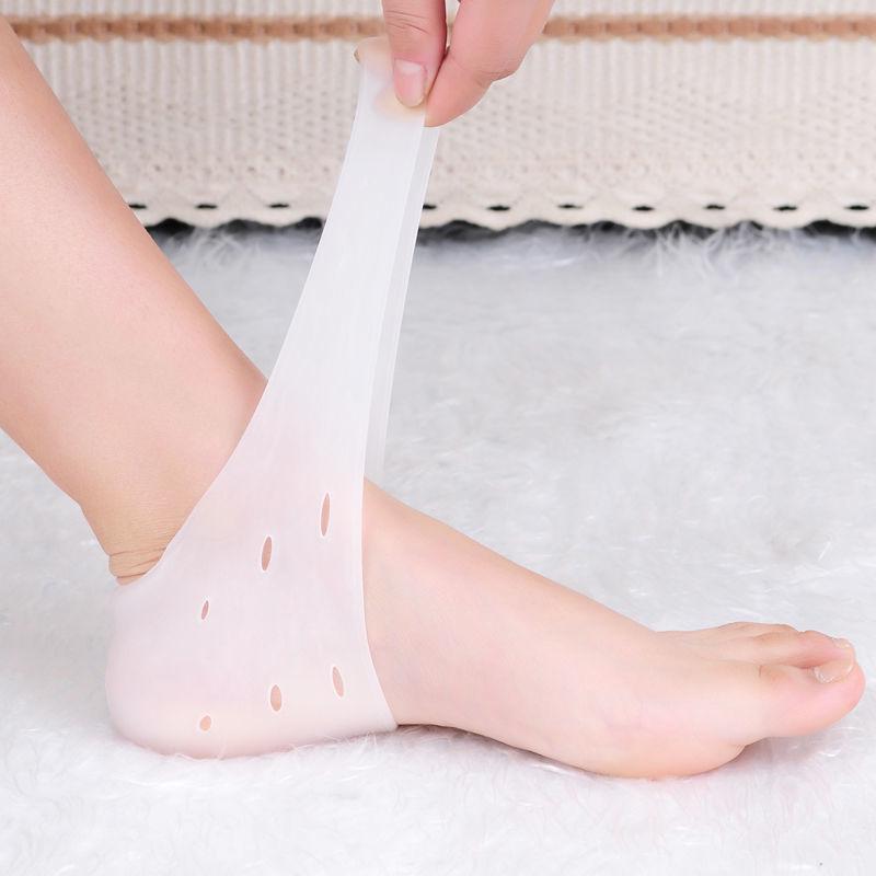 Silicone Heel Pad Anti-Slip Moisturizing Sleeve for Shoes and Sandals