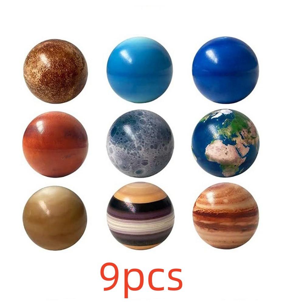 

Toys toys 9pcs Nine Planets Foam Bouncy Balls toy Puzzle adult Anti Stress Relief toy Cosmic children s early education gifts