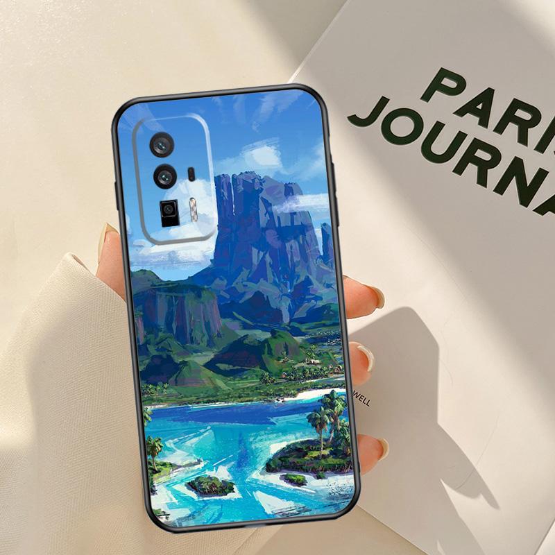 Anime Natura Landscape Case For Xiaomi 15 14 Ultra 13T 14T 15T Pro 17 Pro Max POCO X7 Pro X3 X5 X6 F5 F6 F7 F8 Coque