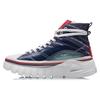 Li Ning Textile, TPU Cushioning Slip Resistant Abrasion Resistant High Top Casual Shoes Women's Blue AGCP388-16