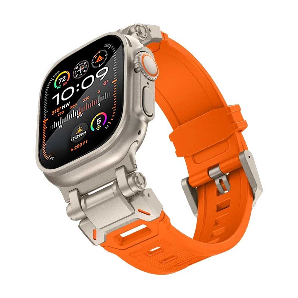 Silicone Transparent Strap For Apple Watch Ultra 2 49mm Series 9 8 7 45mm Soft Rubber Band For iWatch 6 5 4 Se 42mm 44mm Correa