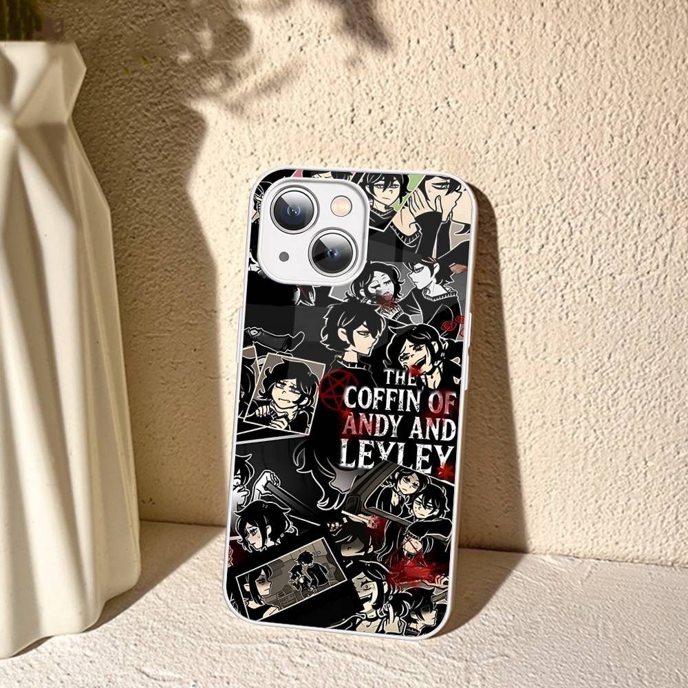 Coffin Of A-Andy And L-Leyley Tempered Glass For Iphone 14 13 12 11 Pro Mini XS MAX 14Plus X XS XR Cover