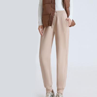 Women Fashion Solid High Waist Pants Casual Comfortable Loose Sweatpants Autumn Winter Windproof Drawstring Harem Trousers Pants