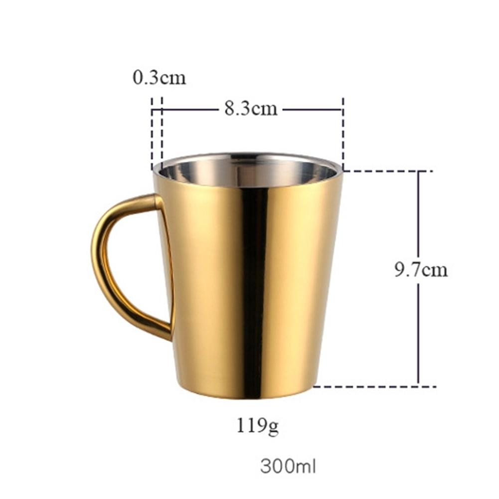 Hrnek, který zůstává horký nebo studený, dvojitá stěna, izolovaný hrnek o objemu 300 ml