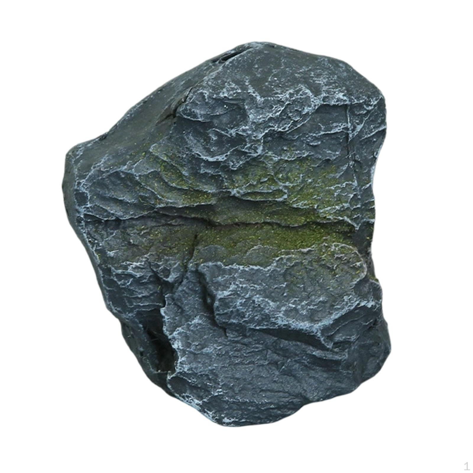 

Искусственный ландшафтный камень Декоративный камень Аксессуар Садовое украшение Орнамент для парка Пруда Двора 12x12x7CM