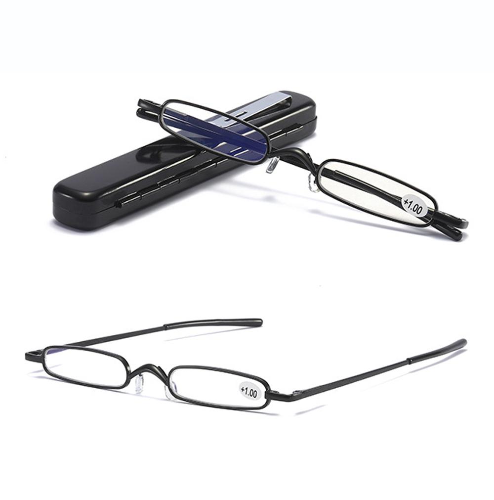 New Design Mini Superthin Reading Glasses Women Men Rectangle Full-rim Reading Glasses +0.75 To +4 Lentes Opticos Para Mujer