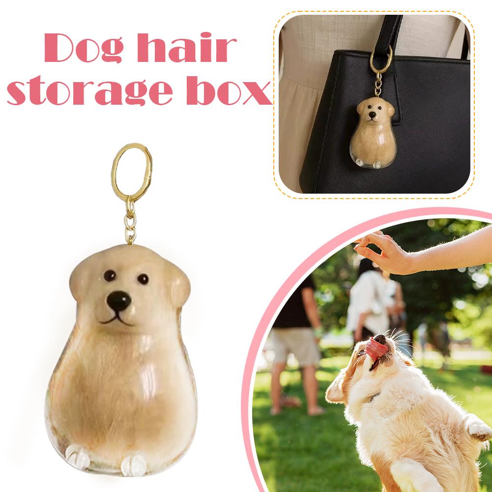Dog Hair Storage Keychain