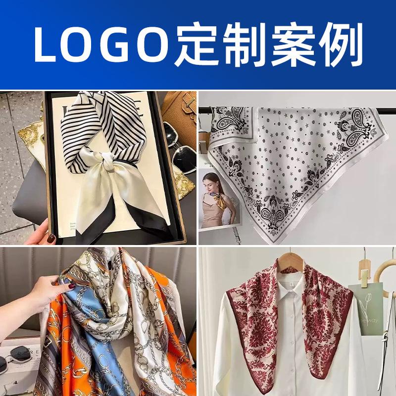Vintage cashew print silk scarf square scarf fashion pants scarf hip-hop small scarf female Korean hiphop small square scarf
